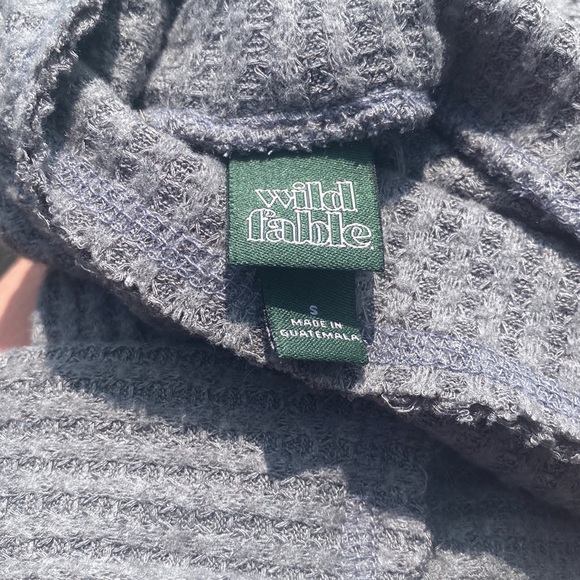 ❄️ 50% off winter Wild Fable crop turtleneck waffle knit pullover sweater top S - Picture 7 of 10